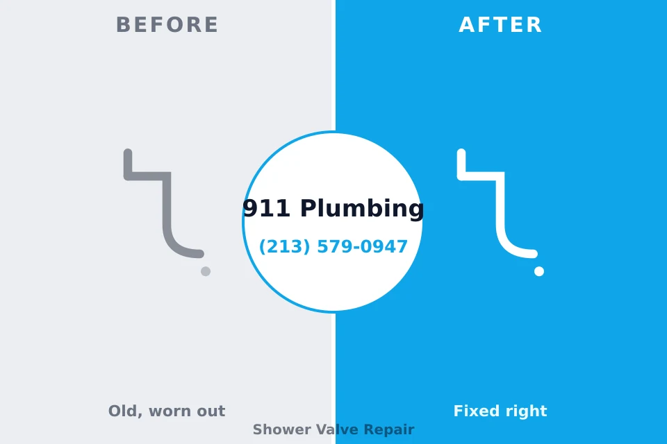 Before and after: plumbing repair Andalusia, IL